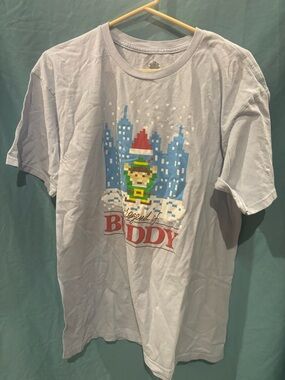 Legend of Buddy Graphic Short Sleeve Tee - Light Gray